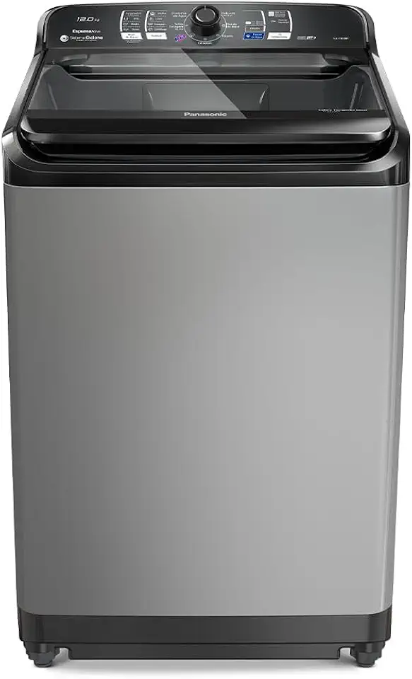 Panasonic Máquina de Lavar 12kg Titânio 220v NA-F120B1T