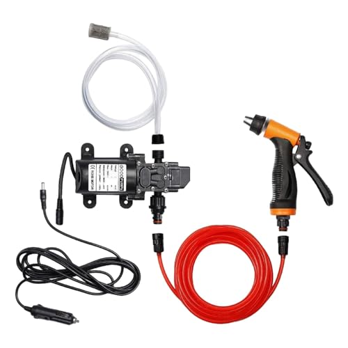 Hidrolimpiadora portátil para coche de 12 V de | Pulverizador bomba 160PSI de agua portátil eléctrica
