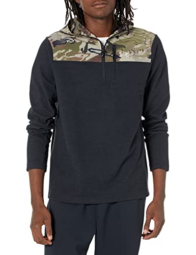 Under Armour mens Specialist Grid ½ Zip Hoodie, (002) Black/UA