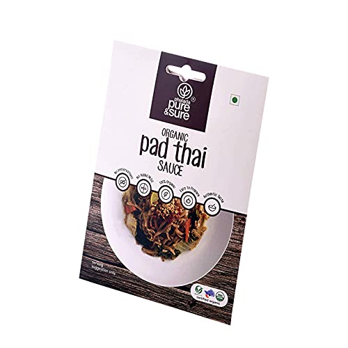 Pure & Sure Organic Pad Thai Sauce | Thai Curry Paste | Vegetarian, Non Gmo, No Preservatives | 50Gm #TOP3