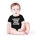 AW Fashions Watch Your Language Asshole I'm A Baby Baby Bodysuit Funny Adorable Infant Clothing Boy Outfit (12 Months, Black)