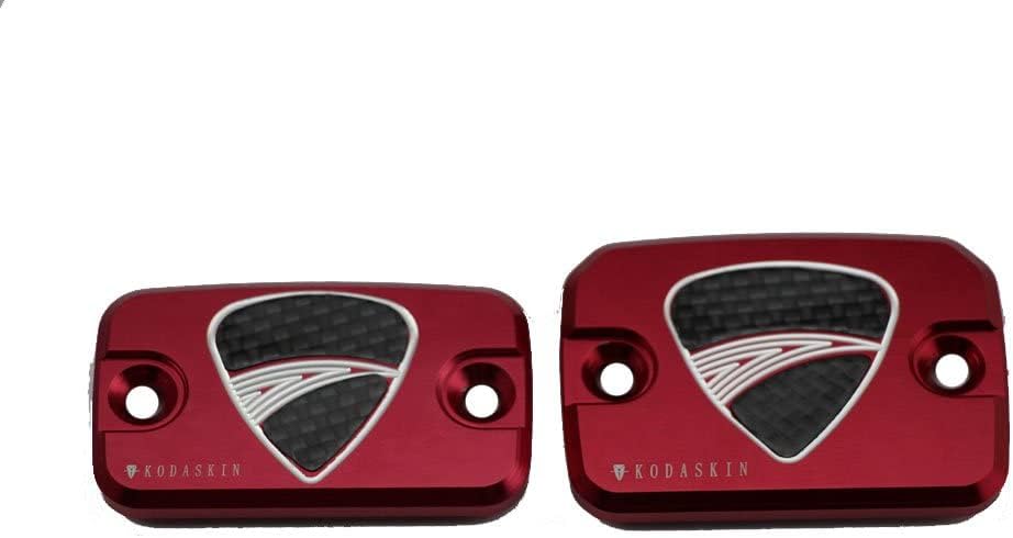 PRO-KODASKIN Motorcycle Brake and Clutch Caps for Ducati Hypermotard 796 Monster 695 696 796 S2R 800 Red