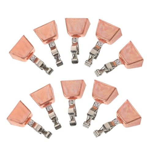 HANABASS 10Pcs Fishing Bells with Eagle Clamp Loud Alerts for Rods Easy Attachment for Sea Fishing Durable Design for Anglers