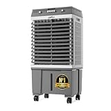 Climatizador Evaporativo 20L | Sin Tubo Exterior | Triple Función: Frío, Humidificador y Ventilación | 4 Acumuladores de Frío | 3 Velocidades | Lamas Oscilantes | Portátil con Ruedas