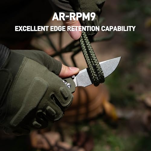 Image of CJRB Bolt Pocket Knife for Men, 3.25'' AR-RPM9 Steel Blade, Recoil Lock V2