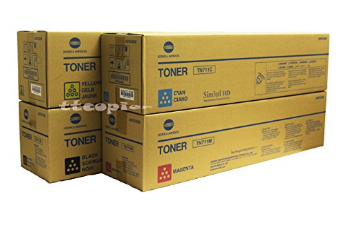 Konica Minolta TN711 Standard Yield Toner Cartridge Set