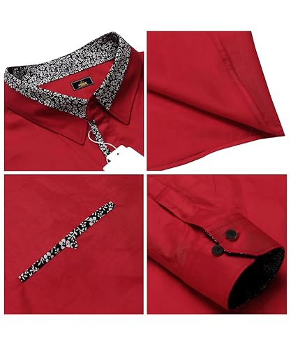 Image of Mens Shirt | Black Cotton Blend Casual | Regular Fit | Full Sleeve | Printed Spread Collar | Solid Plain Style | Summer Office Wear | Stylish Shirt for Men