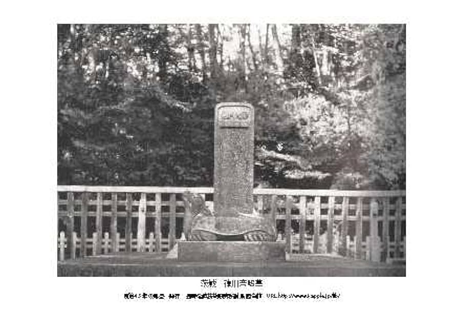 Amazon.co.jp: ,明治復刻絵ハガキ,茨城,徳川斉昭墓1枚,100年前の