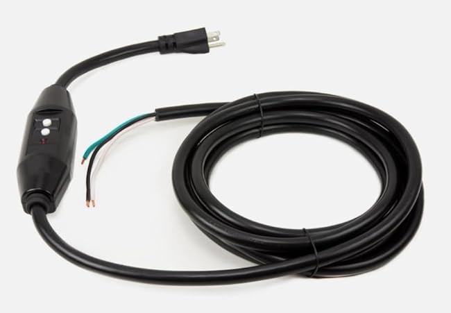 Hot Tub Power Cord - 120V 15A w/in-Line GFCI for Plug-N-Play Spas - 16