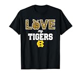 Harris County Tigers Logo Love My Team HS T-Shirt