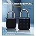 HIFAM High-Security 6 Digit Combination Padlock: IP67 Rated, Corrosion-Resistant Zinc Alloy, Anti-Corrosion, for Gym/School/Travel, Privacy Safe, Supports