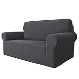 HOHE Dehnbarkeit - MAXIJIN Magic Couchbezug besteht aus hochdichtem 95% Polyester und 5% Elasthan. Es ist in hohem Maße dehnbar, so dass es problemlos auf die meisten Sofas passt, z. Verbessertes dickeres Tuch ist langlebig für eine lange Lebensdauer, fühlt sich auch angenehm weich, atmungsaktiv, zart und knitterfrei an