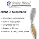 corderie Italiane – 006000020 – Gurt für Rollladen aus Polypropylen, 22 mm, 7,5 m, beige/grau