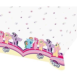 Amscan 9902511 – My Little Pony Party Plastic Tafelhoes – 1,2 m x 1,8 m