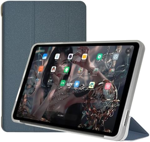 Custodia Sottile Con Supporto Per ALLDOCUBE IPlay 10 Pro - Pelle PU E Microfibra, Nero - 2