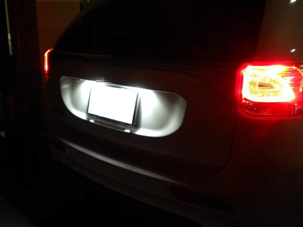 iJDMTOY Xenon White 18-SMD Full LED License Plate Light Kit Compatible With Mitsubishi 2011-20 Outlander Sport ASX RVR