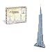 JXJ Rompecabezas De Papel 3D Palabra Edificios Famosos Burj Khalifa Rompecabezas Ensamblado Modelo Craft DIY Juguetes Educativos para Niños Regalos para Adultos