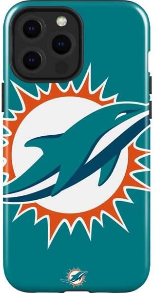 Skinit Impact Phone Case Compatible with iPhone 13 Pro Max - Officially Licensed NFL Miami Dolphins Team Jersey Design