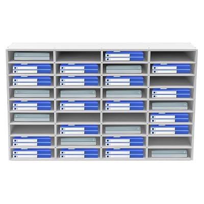 FFIHAKL 36 Compartment Literature Organizer, Office Mailbox Organizer