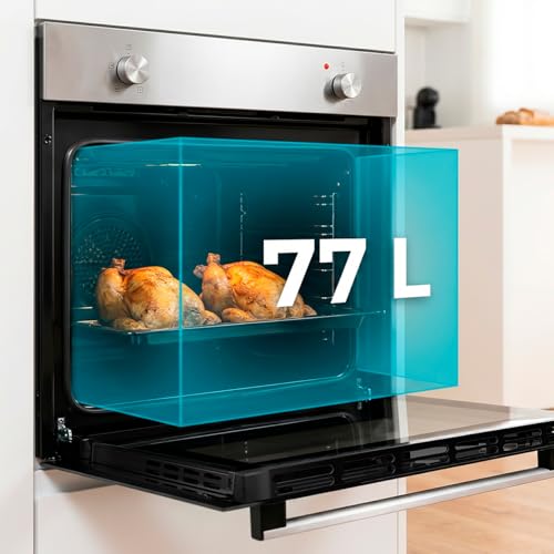 Cecotec Forno da Incasso 77L Bolero Hexa C126000 Inox A GloveKit. 2800 W, 4 Funzioni, Steam Assist, Steam EasyClean, Ventola di Raffreddamento, Triplo Vetro, Luce Interna - Immagine 2