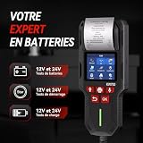 KONNWEI KW700 testeur de batterie 12/24 V avec imprimante intégrée photo 2