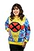 Fashion UK X-Men Christmas Sweater (US, Alpha, Small, Regular, Regular) Multi