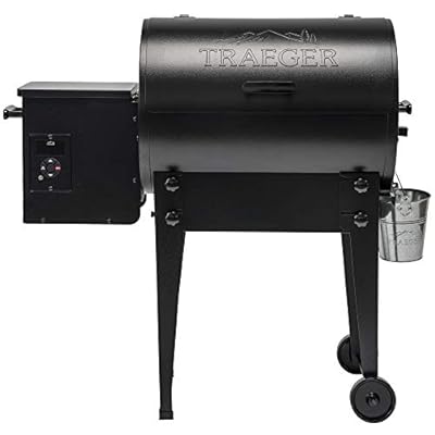Traeger Grills Tailgater 20 Portable Wood Pellet Grill and Smoker, Black, 300 sq in