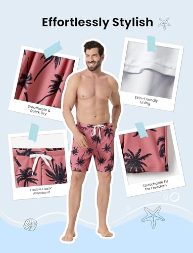 Image of PATPAT Family Matching Swimsuits Two Piece Hawaiian Tropical Beach Bikini and Swim Trunks Set Mommy and Me Bathing Suits