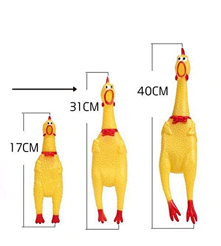 Frango Galinha De Borracha Brinquedo Mordedor Pet cão (M)