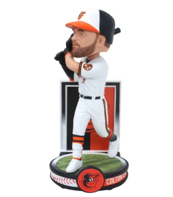 FOCO Colton Cowser (Baltimore Orioles) Banner Series MLB Bobblehead