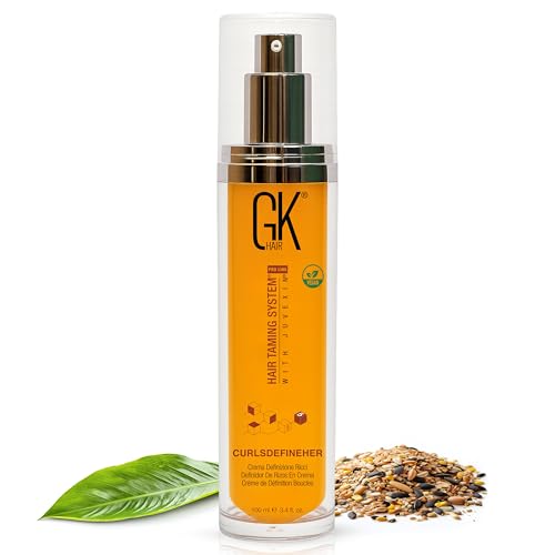 Crème activateur de boucles cheveux naturels GK HAIR Global Keratin anti-frisottis unisexe