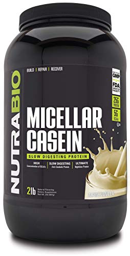 NutraBio Alpine Vanilla Micellar Casein Protein #TOP27