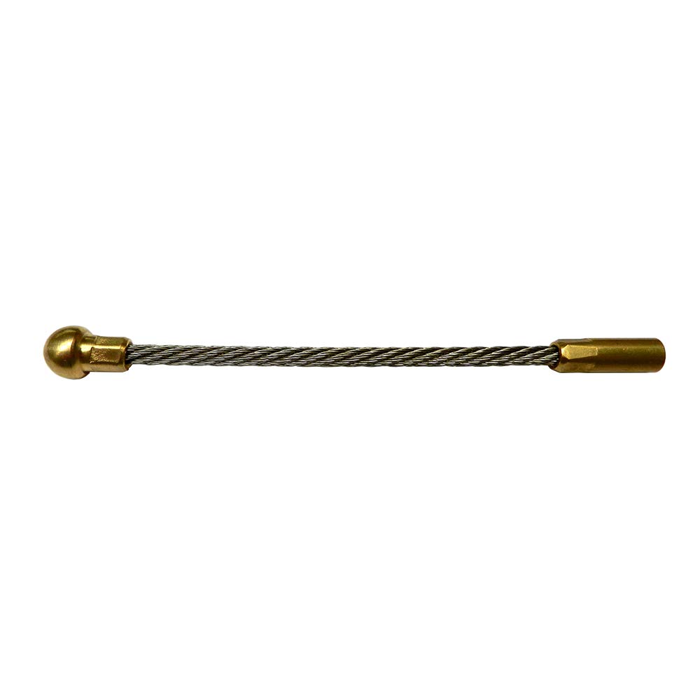 Flexible Guide-Curves Head in Stainless Steel Rope. for Cable Pulling fishtapes Ø6 mm