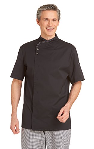 Leiber Kochjacke 1/2 Arm, 12/2595, schwarz 54
