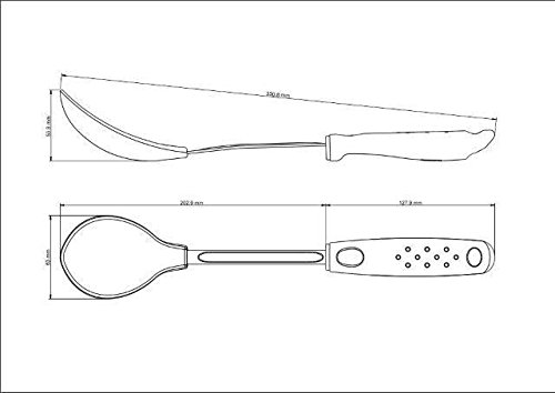 Colher para Arroz Tramontina Utilità Azul