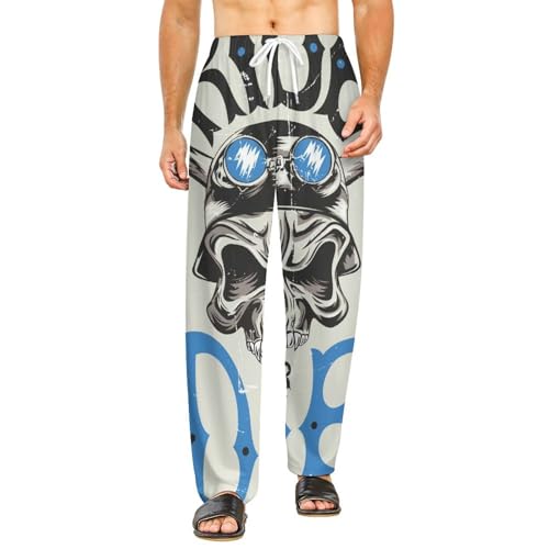 Pantalon de détente tête de mort pour vos soirées cocooning