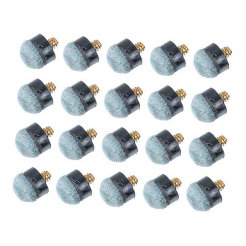 BESPORTBLE 50pcs Billiard Tips Professional Tips Replacements for Easy Screw-on Use