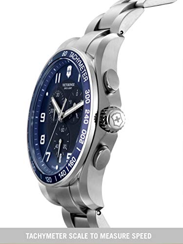 Victorinox Chrono Classic Chronograph Blue Dial 45mm Men's Watch - Image 3