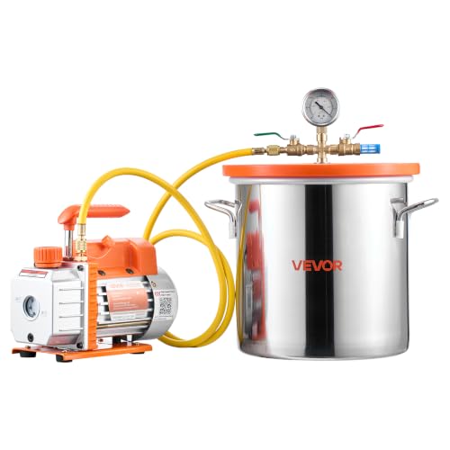 VEVOR 3-Gallon Vacuum Chamber & Pump Kit