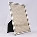 Lawrence Frames 710157 Silver Metal Bamboo 5x7 Picture Frame