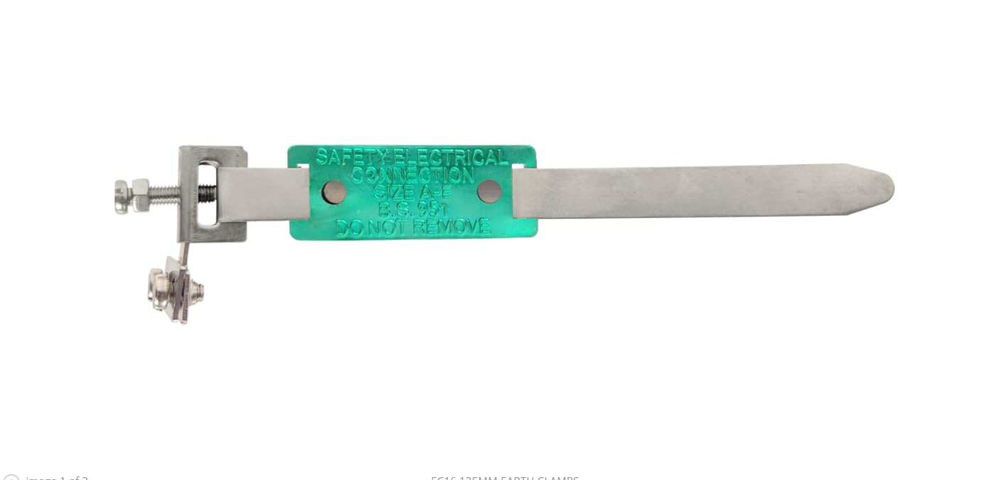 Earth Clamp Clamps Strap Electrical Cable Wire Bonding Radiator Water Gas Pipe | UK