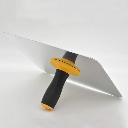 Miniatura 7 de Soporte para tablero de mortero, halcón de enlucido de aluminio con mango de agarre suave, pintura casera con mango herramienta de enlucido para