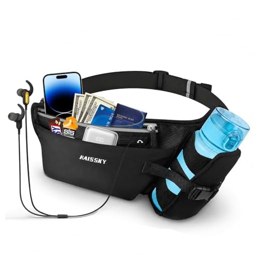 Guzack Riñonera Running con Porta Botella,Impermeable Cinturon Correr para Hombre y Mujer, Deportivo Cinturón Running Belt para iPhone 15 14 13 12 11Pro MAX Galaxy S24/23/22 Jogging Accesorios