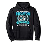 i migliori pescatori sono nati nel 1999 22 anni compleanno felpa con cappuccio