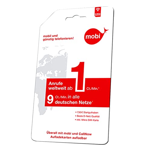 Preisvergleich Produktbild mobi Prepaidkarte - mobil und günstig telefonieren!