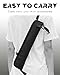 Amazing Fair Drumstick Bag, Small Drumstick Storage Case, Hanging Drumstick Rack Bag (Black)