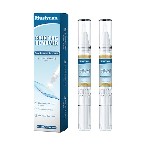 Lápiz removedor de verrugas, kit para eliminar verrugas en cuerpo y manos, apto para todo tipo de piel - Paquete de 2
