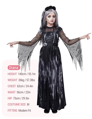 Disfraz de princesita espeluznante para niñas talla XL miniatura 5
