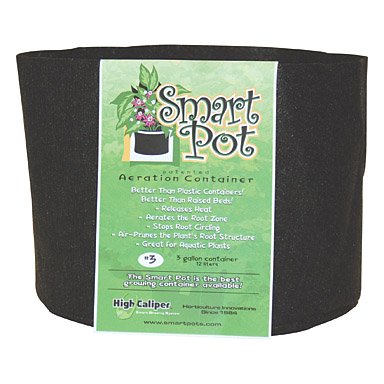 Smart Pot #3, 10 Inch - 3 Gallon Container - 5 Pack