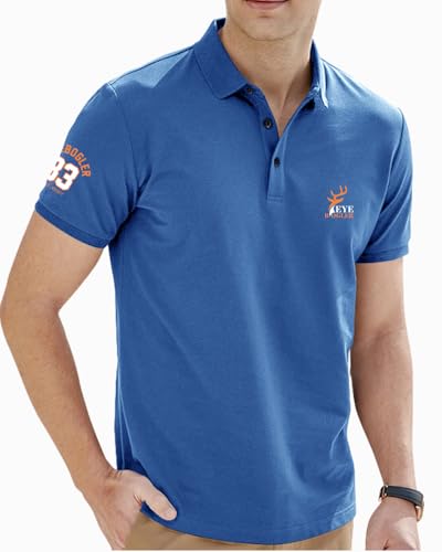 Image of Noble Monk Men's Cotton Blend Regular Fit Polo T-Shirt